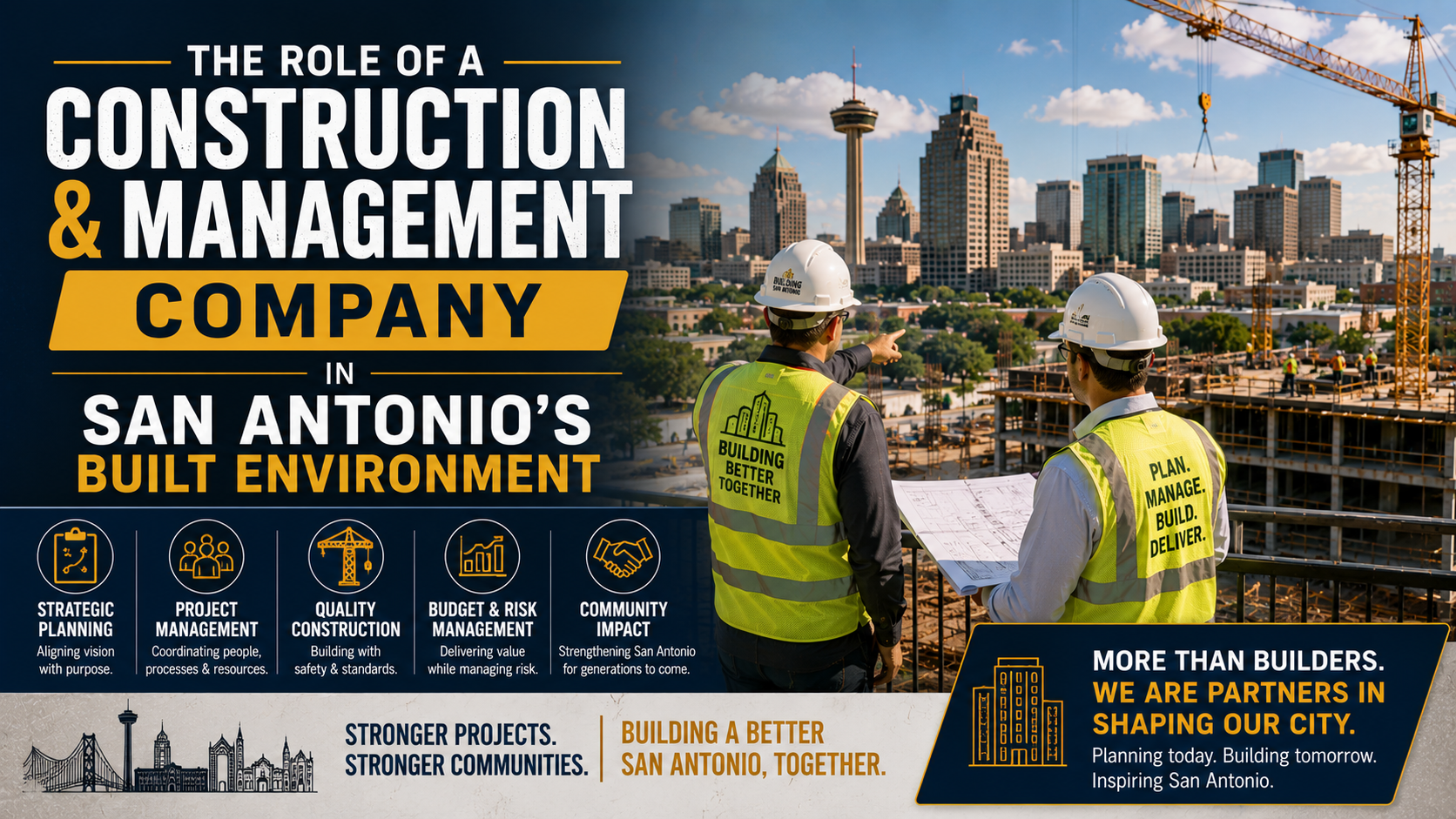 The Role of a Construction and Management Company in San Antonio's Built Environment